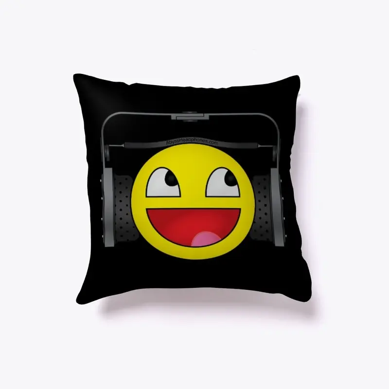 Smiley Throw Pillow